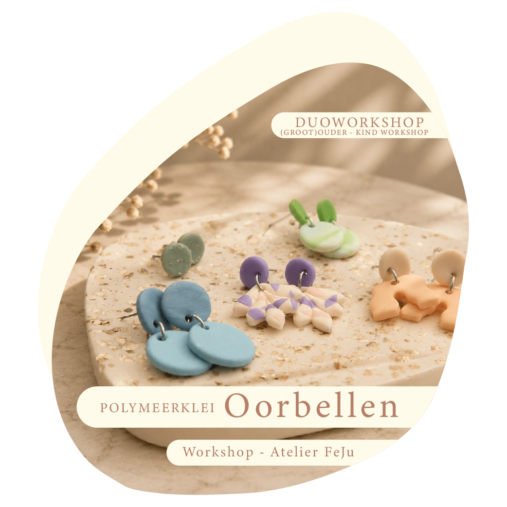 Polymeerklei oorbellen